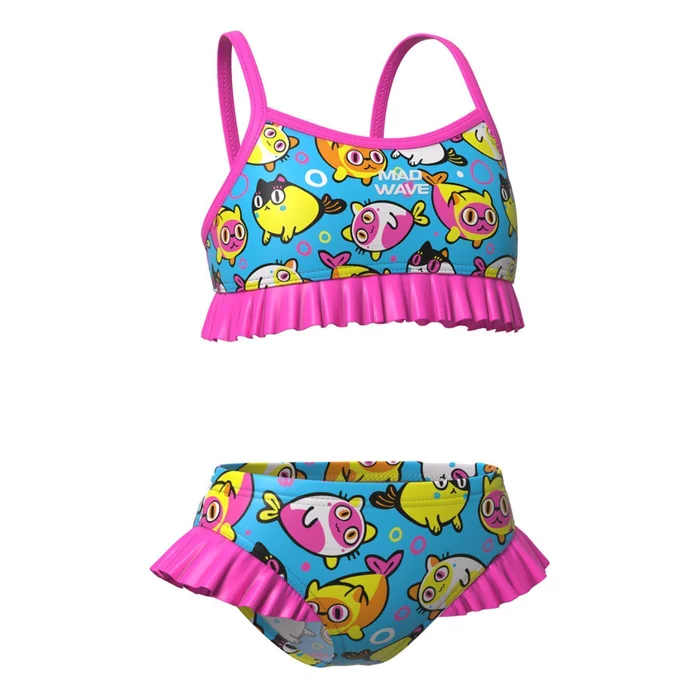 Maillot de bain 2 piu00e8ces fille Mad Wave Joy K9 [Taille 2XS]