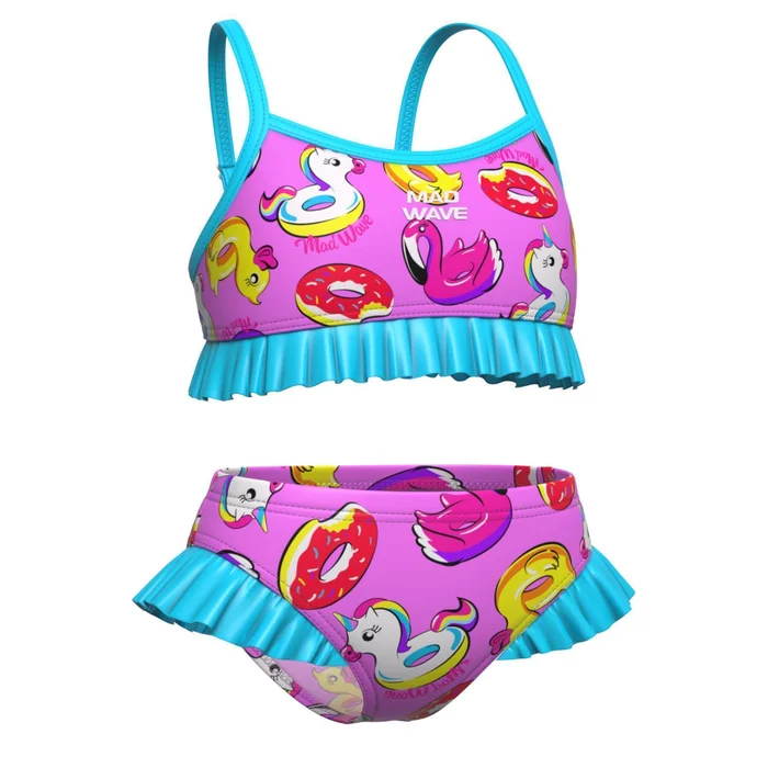 Maillot de bain 2 piu00e8ces fille Mad Wave Joy O4 [Taille 2XS]