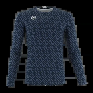 Maillot de Corps The Indian Maharadja Men Mysore A-Master Thermo LS Indigo