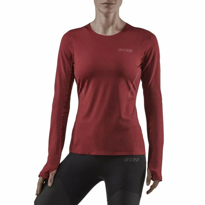 Maillot de course manches longues femme CEP Compression [Taille M]