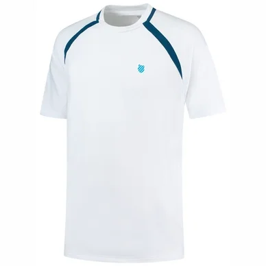 Maillot de Tennis K Swiss Men Hypercourt Mesh Crew 2 White