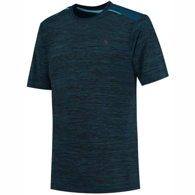Maillot de Tennis K Swiss Men Hypercourt Tee Melange Blue Opal Melange