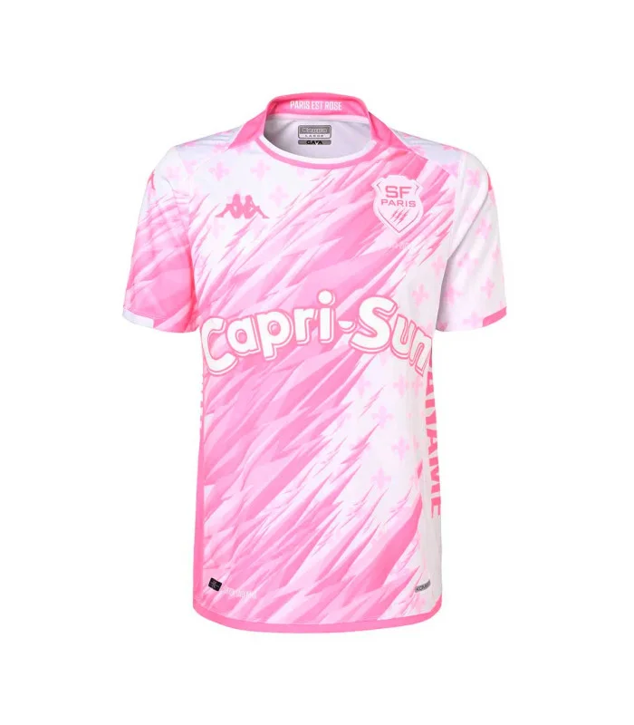 Maillot KOMBAT Third Stade Français Paris Rose Homme