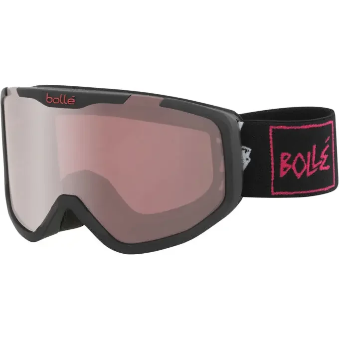 Masque Bollé ROCKET PLUS Black Skull Vermillon Gun Original