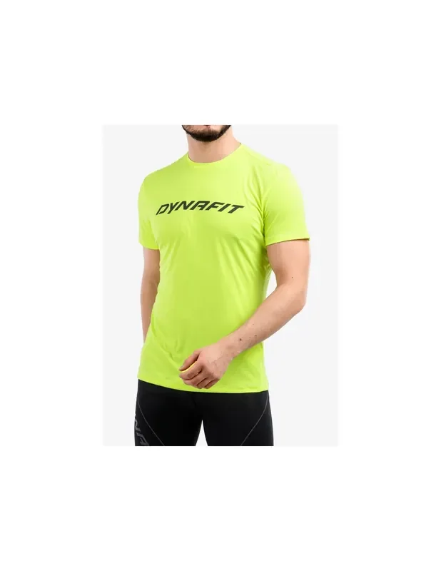 Meilleure Qualité T-Shirt Dynafit Traverse 2 Man Neon Yellow