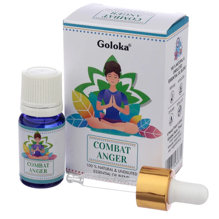 Mélange d&rsquo;huile essentielle appaise la colère Puckator Goloka [Taille 10 ml]