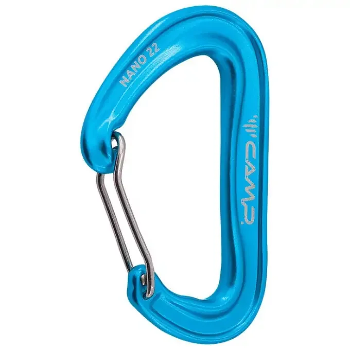 Mousqueton Camp NANO 22 Light Blue Certifié