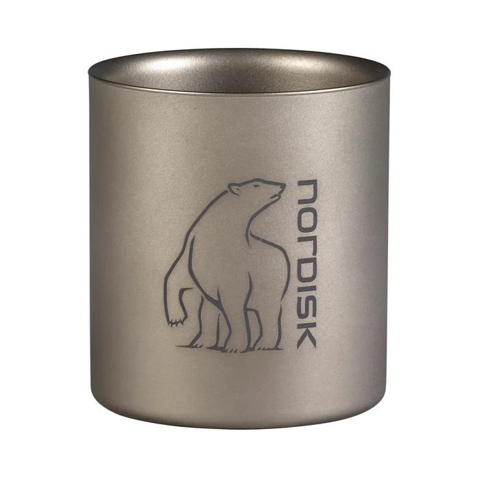 Mug double paroi sans anse en titane Nordisk [Taille 220 ml]