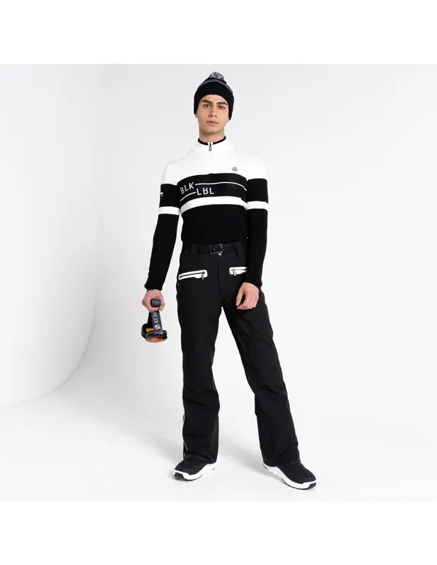Nouveauté Pull Homme Demi Zip Dare 2b Outgoing II White Black