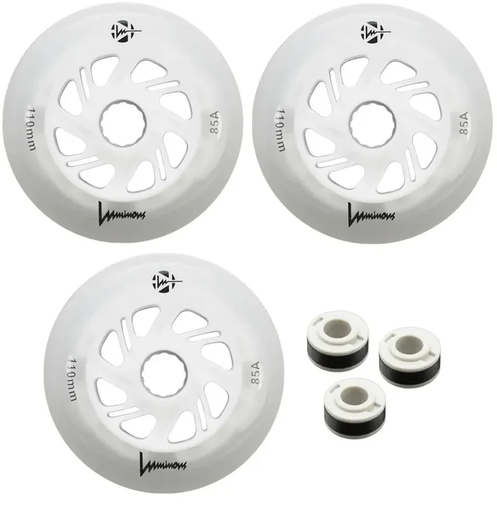 Nouvelle Collection Luminous LED Roues Roller Pack de 3