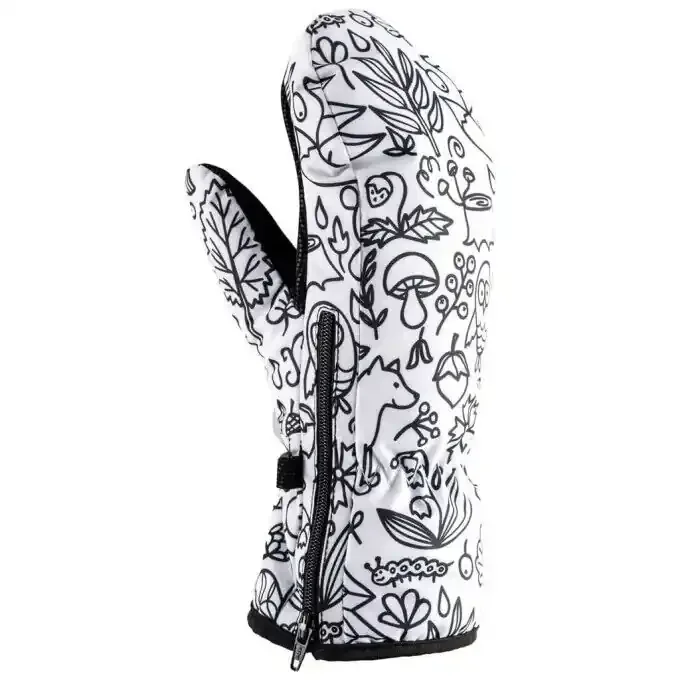 Offre Spéciale Gants de ski à colorier Junior Viking MOTIV White Forest