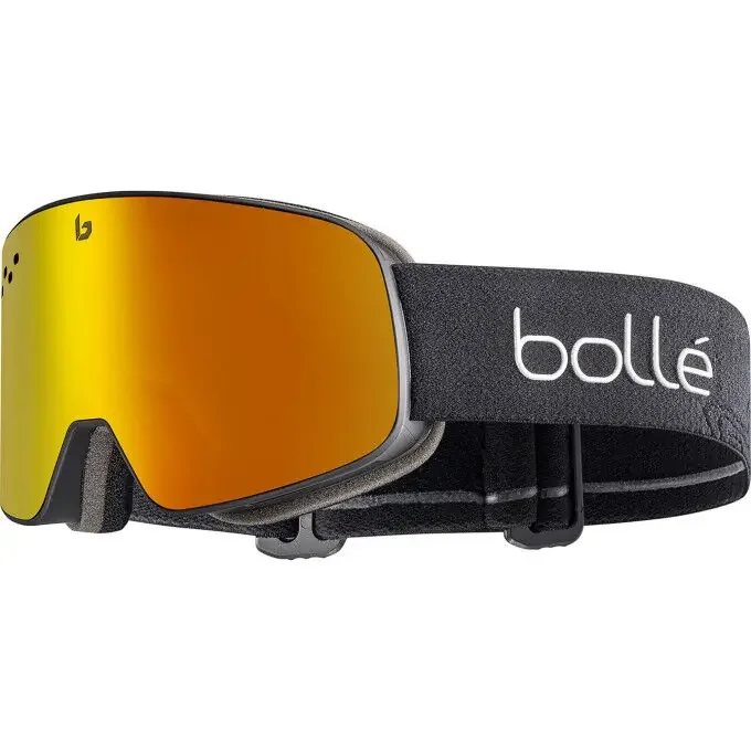 Offre Spéciale Masque de ski Bollé NEVADA Black Matte/Sunrise