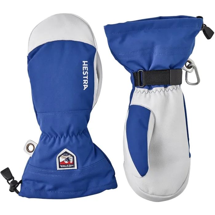 Original Hestra Army Leather Heli Ski, gants de ski, bleu