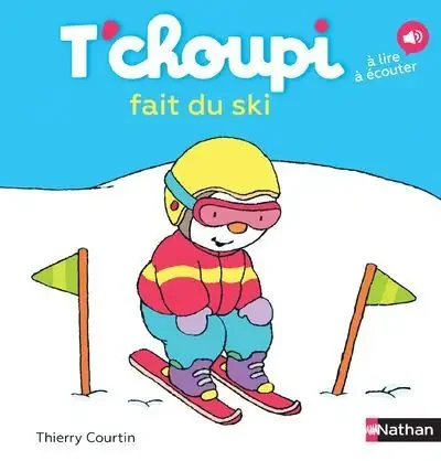 Original Livre T'choupi fait du ski