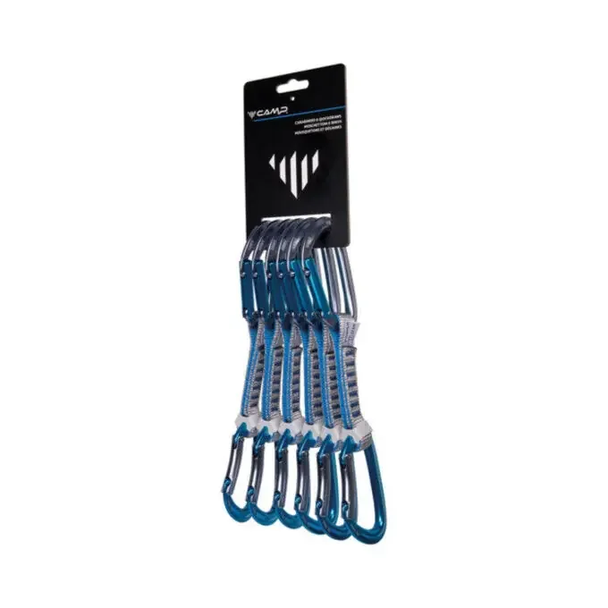 Pack de 6 dégaines CAMP ORBIT EXPRESS KS 12 cm – Grey / Blue /Blue Offre Du Jour