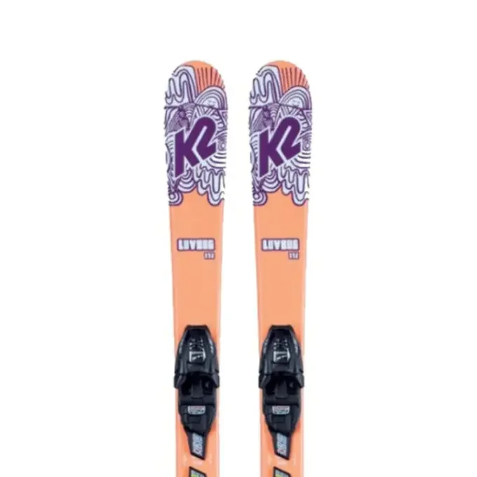 Pack de skis K2 LUV BUG FDT + fixations FDT 4.5 S Black Satisfait Ou Remboursé