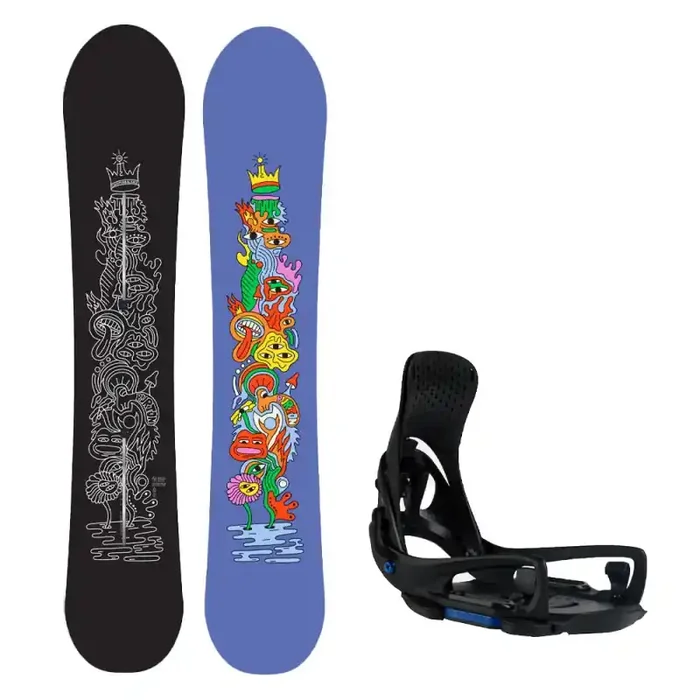Pack Snowboard burton counterbalance camber hallucinate 2026 + Fix step on genesis est Offre Spéciale
