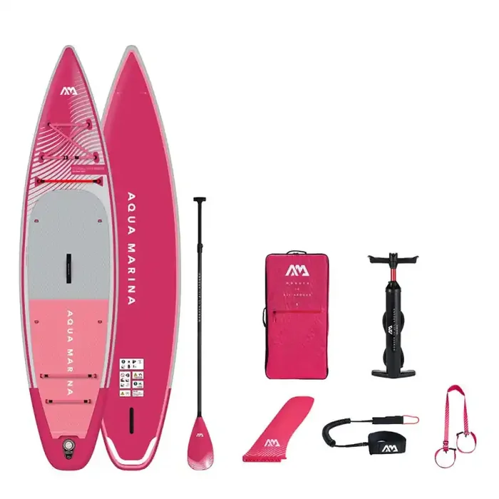 Paddle gonflable aqua marina coral 11.6 touring raspberry 2023 Vente Directe