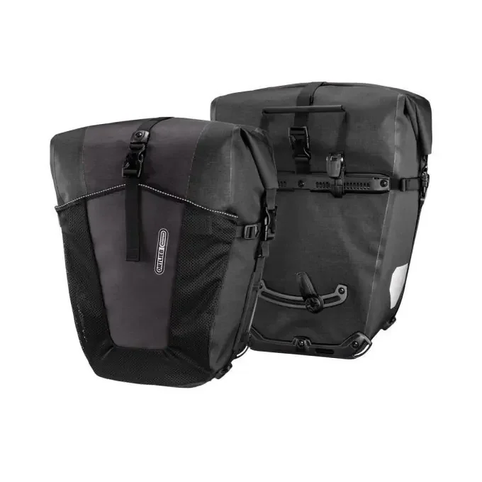 Paire de sacoches vélo Ortlieb BACK-ROLLER XL PLUS Granite/Black Meilleur Choix