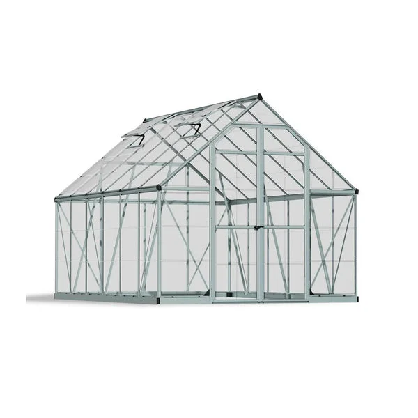Palram-Canopia Invernadero Octave, 8,9m², 8×12, plata