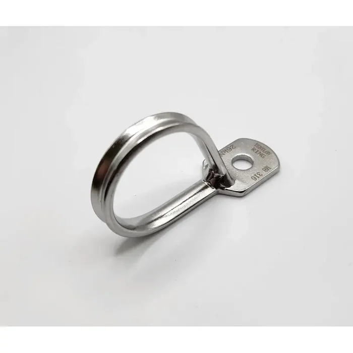 Plaquette Ring Hanger D8 inox Tebylon Pas Cher