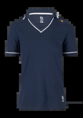 Polo de Tennis Robey Femme Court V-Neck Polo Match Navy