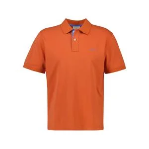 Polo en coton piqué contrastant