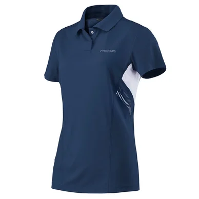 Polo HEAD Club Technical Polo Shirt Girls Navy