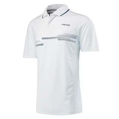 Polo HEAD Club Technical Polo Shirt Men White Navy