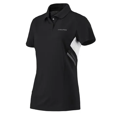 Polo HEAD Club Technical Polo Shirt Women Black