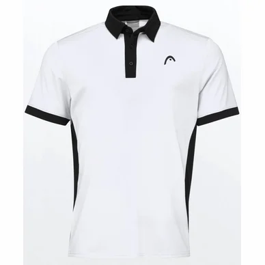 Polo HEAD Hommes Slice White Black