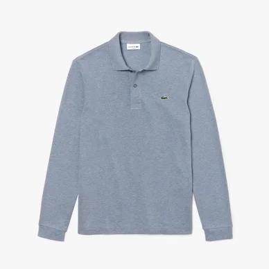 Polo Lacoste Men L1313 Manches Longues Classic Fit Flamed Blue