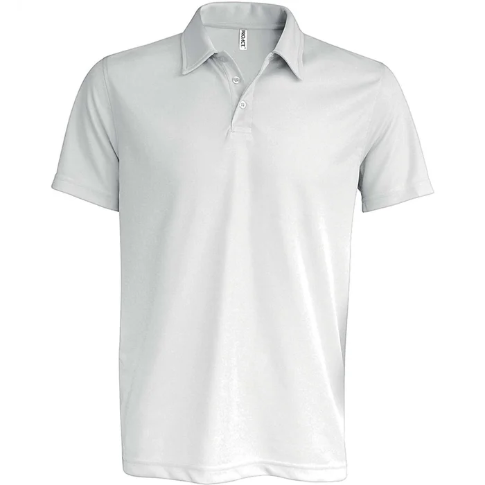Polo manches courtes Sport Proact blanc