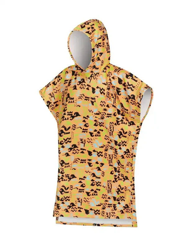 Poncho AFTER Tangerine Pas Cher