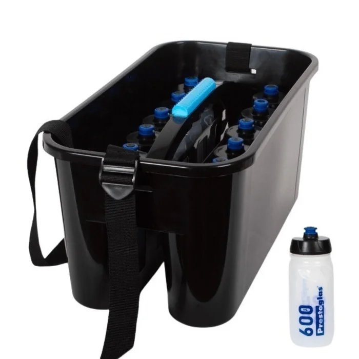 Porte-bouteilles grand modèle pro + 12 bouteilles Prestoglas [Taille 600 ml]