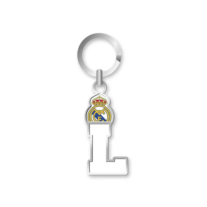 Porte-clés Real Madrid Lettre – L – Boutique Officiel Real Madrid CF