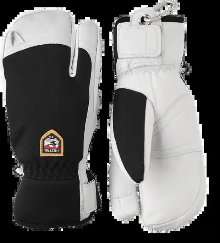 Prix Bas Army Leather Patrol 3 Finger Gants