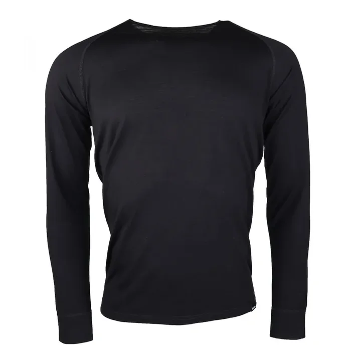 Produit De Marque Helios Merino One, maillot thermique, hommes, noir