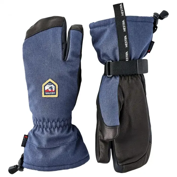 Promotion Saisonnière Hestra CZone Mountain, 3 doigts gants de ski, navy