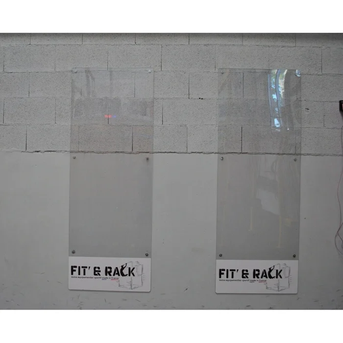 Protection mur en plexy Fit & Rack HSPU [Taille 2 m x 76 cm x 4 mm]