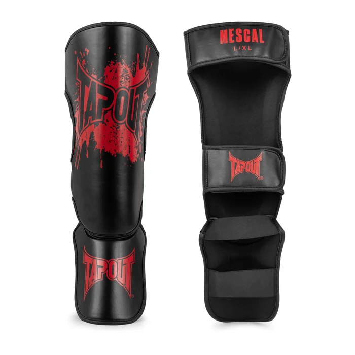 Protège-tibias en cuir artificiel Tapout Mescal (x2)