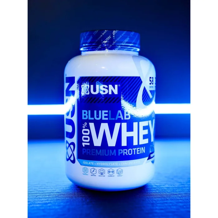 Protéine fraise USN Nutrition Blue Lab 100% Whey [Taille 2 kg]