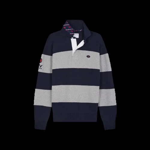 Pull Audace Rayé France Rugby x Eden Park 2024 pour homme