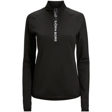 Pull Björn Borg Women Half Zip Christa Black Beauty