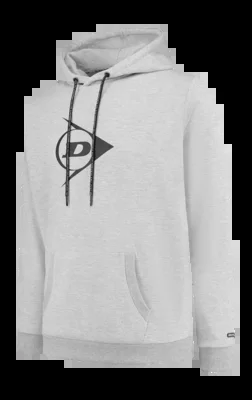 Pull de Tennis Dunlop Unisex Ap Essentials Hooded Sweat Grey Melange