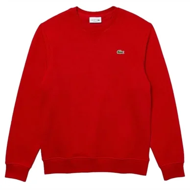 Pull Lacoste Men SH1505 Sport Cotton Fleece Red
