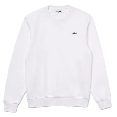 Pull Lacoste Men SH1505 Sport Cotton Fleece White White