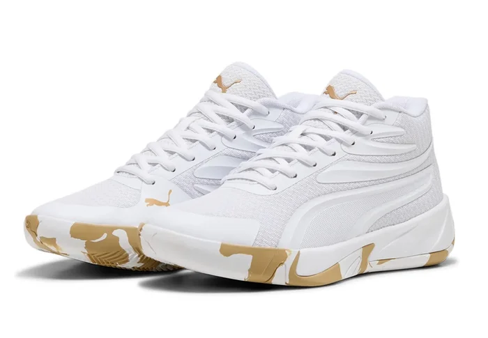 Puma Court Pro Marble « White Matte Gold »