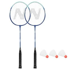 Raquette de badminton en aluminium + volant + couvertur NRZ210 (x6)