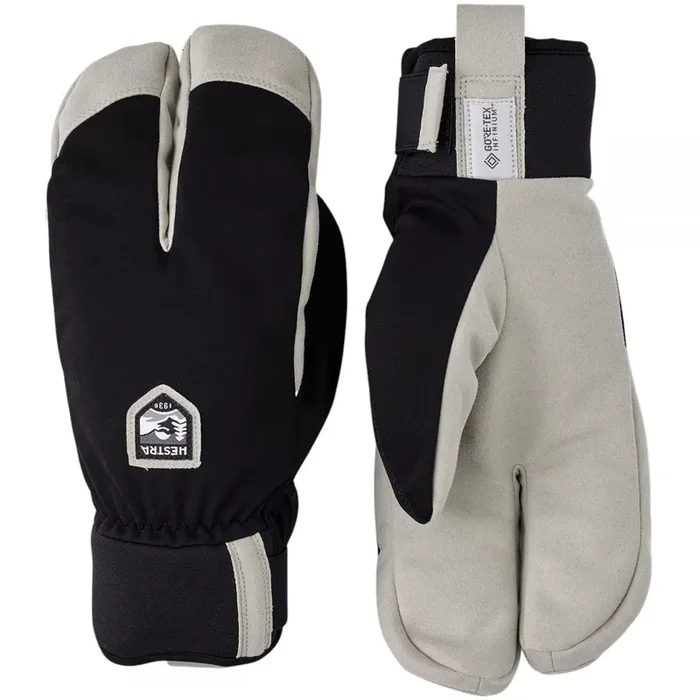Retour Gratuit Hestra W.S. Wool Terry Split, gants, noir